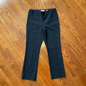 Vince Black Side-Zipper Pants - Size Medium